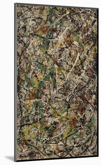 Number 3, 1949: Tiger, 1949-Jackson Pollock-Mounted Art Print