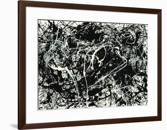 Number 33-1949-Jackson Pollock-Framed Serigraph