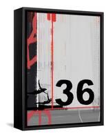 Number 36-NaxArt-Framed Stretched Canvas