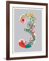 Number 3-Kindred Sol Collective-Framed Art Print