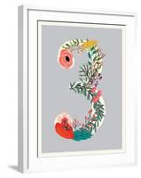 Number 3-Kindred Sol Collective-Framed Art Print