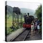 Number 4 Engine at the Dolgoch Falls Stop on the The Talyllyn Railway, Snowdonia, Wales, 1969-Michael Walters-Stretched Canvas