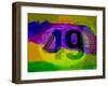 Number 49 Porsche Watercolor-NaxArt-Framed Art Print