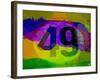 Number 49 Porsche Watercolor-NaxArt-Framed Art Print