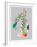 Number 4-Kindred Sol Collective-Framed Art Print