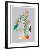 Number 4-Kindred Sol Collective-Framed Art Print