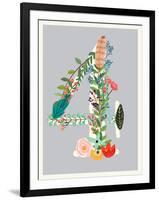 Number 4-Kindred Sol Collective-Framed Art Print