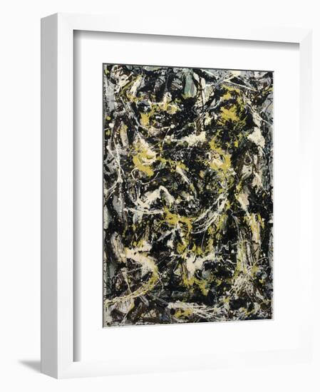 Number 5, 1950, 1950-Jackson Pollock-Framed Art Print