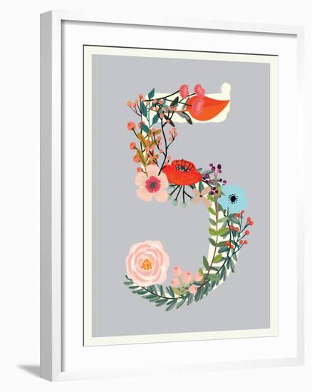 Number 5-Kindred Sol Collective-Framed Art Print