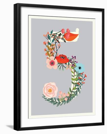 Number 5-Kindred Sol Collective-Framed Art Print