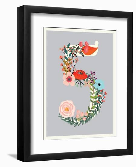 Number 5-Kindred Sol Collective-Framed Art Print