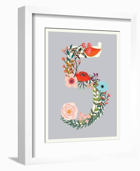 Number 5-Kindred Sol Collective-Framed Art Print