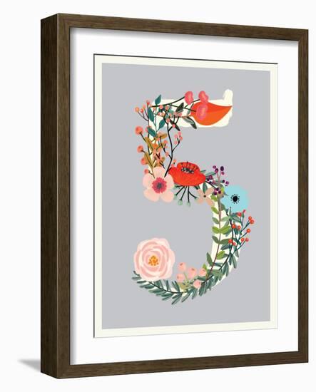 Number 5-Kindred Sol Collective-Framed Art Print