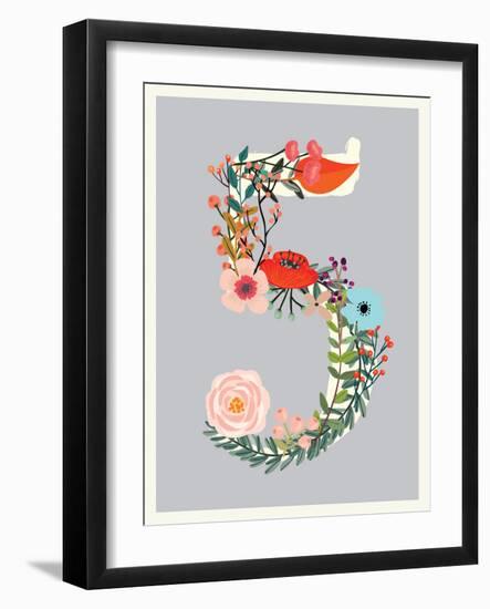 Number 5-Kindred Sol Collective-Framed Art Print