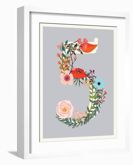 Number 5-Kindred Sol Collective-Framed Art Print