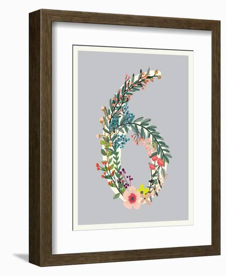 Number 6-Kindred Sol Collective-Framed Art Print