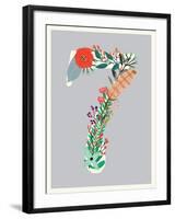 Number 7-Kindred Sol Collective-Framed Art Print