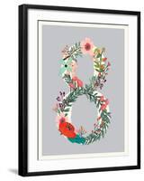 Number 8-Kindred Sol Collective-Framed Art Print