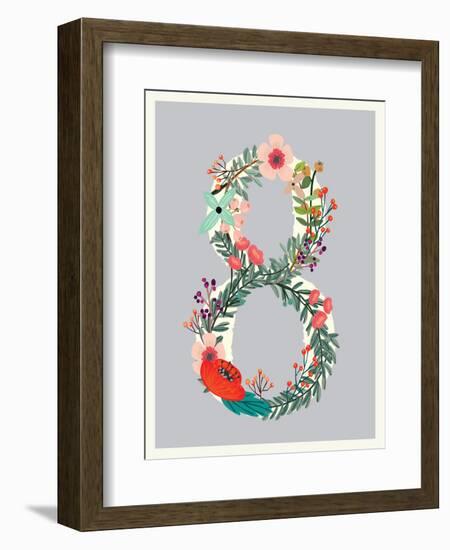 Number 8-Kindred Sol Collective-Framed Art Print