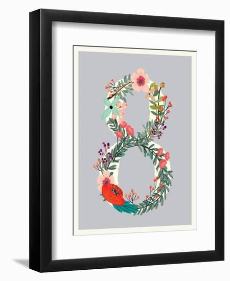 Number 8-Kindred Sol Collective-Framed Art Print