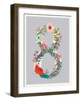 Number 8-Kindred Sol Collective-Framed Art Print