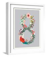 Number 8-Kindred Sol Collective-Framed Art Print