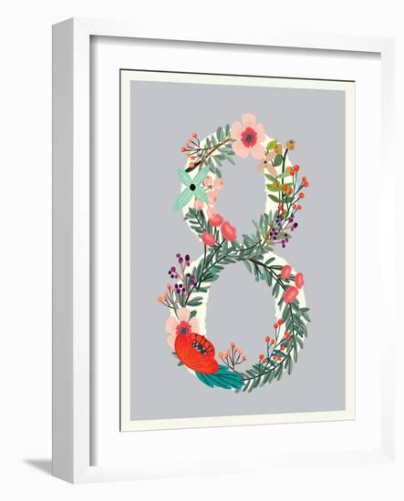 Number 8-Kindred Sol Collective-Framed Art Print