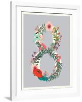 Number 8-Kindred Sol Collective-Framed Art Print