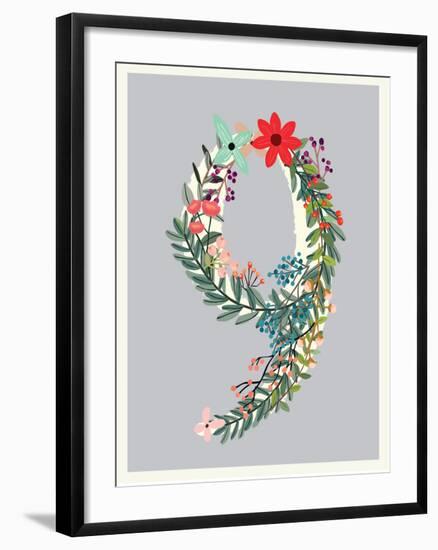 Number 9-Kindred Sol Collective-Framed Art Print