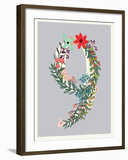 Number 9-Kindred Sol Collective-Framed Art Print