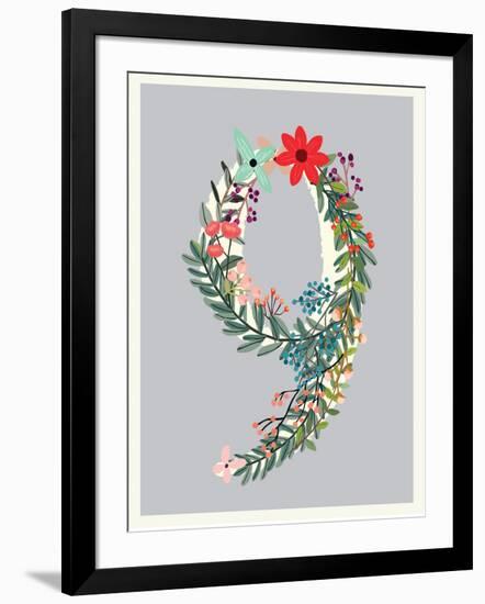 Number 9-Kindred Sol Collective-Framed Art Print