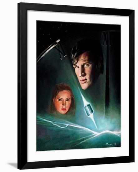 Number Eleven at Eleven (Doctor Who) (Painting)-Kevin Parrish-Framed Giclee Print