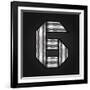 Number Metal Chrome Ribbon - 6 - Six-Ecelop-Framed Art Print