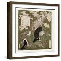 Number One: Liu Bei, 1823-25-Yashima Gakutei-Framed Giclee Print