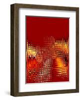 Number One Red-Ruth Palmer-Framed Art Print