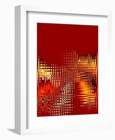 Number One Red-Ruth Palmer-Framed Art Print