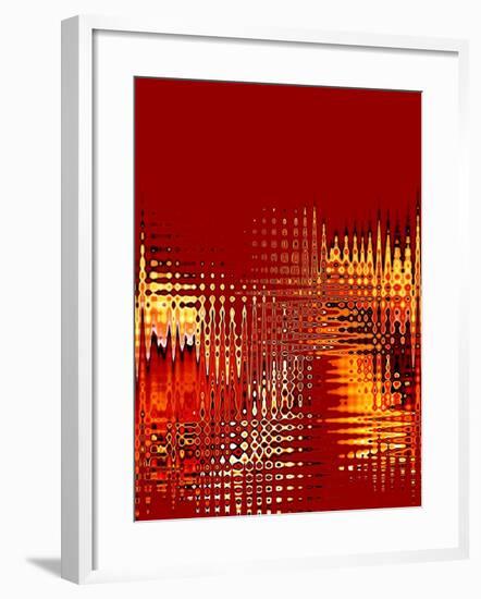 Number One Red-Ruth Palmer-Framed Art Print