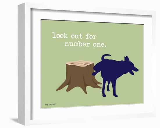 Number One-Dog is Good-Framed Art Print