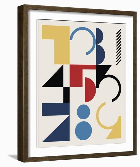 Number Play-Tom Frazier-Framed Giclee Print