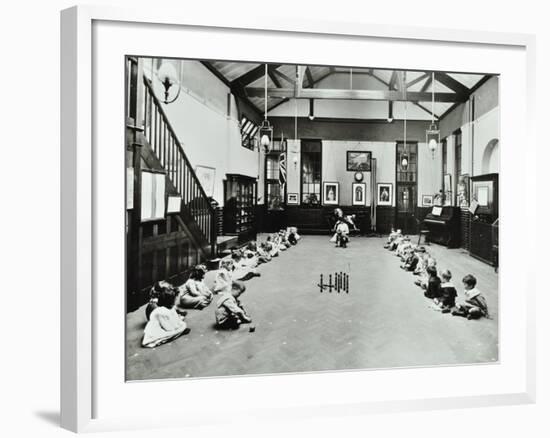 Number Work, Southfields Infants School, Wandsworth, London, 1907-null-Framed Photographic Print