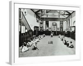Number Work, Southfields Infants School, Wandsworth, London, 1907-null-Framed Photographic Print