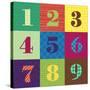 Numbercolors-Ali Lynne-Stretched Canvas