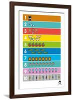 Numbers 1-10-Jane Foster-Framed Art Print