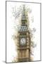 Numbers Collection - London Big Ben-Philippe Hugonnard-Mounted Art Print