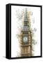 Numbers Collection - London Big Ben-Philippe Hugonnard-Framed Stretched Canvas