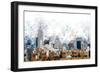 Numbers Collection - Manhattan Line-Philippe Hugonnard-Framed Art Print