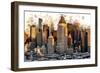 Numbers Collection - New York Buildings-Philippe Hugonnard-Framed Art Print
