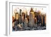 Numbers Collection - New York Buildings-Philippe Hugonnard-Framed Art Print