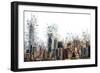 Numbers Collection - NY Skyline-Philippe Hugonnard-Framed Art Print