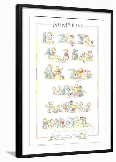 Numbers-Charlotte Voake-Framed Art Print